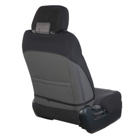Hooey Low Back Seat Cover, Durable Bucket Seat Protection, Easy to Install Seat Covers for Car, Truck, Van, SUV, Lounger (Heather Black)
