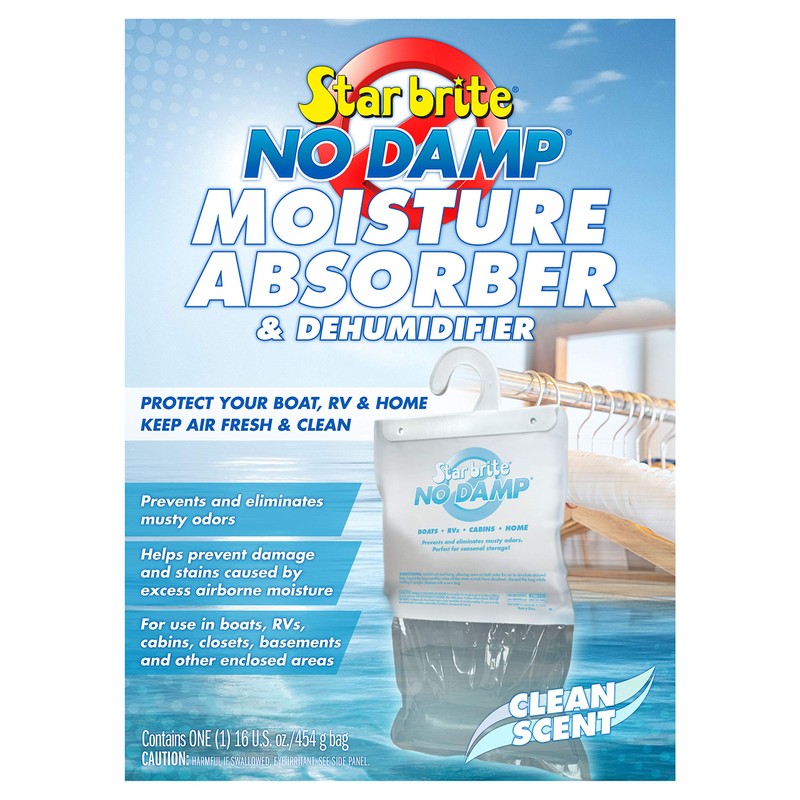 STAR BRITE No Damp Moisture Absorber & Dehumidifier Hanging Bag