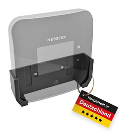 Bracket suitable for Netgear Nighthawk Router M1, M2, M5, Made in Germany, 100% fit, can be used as a stand and wall mount (M1 / M2 / M5)