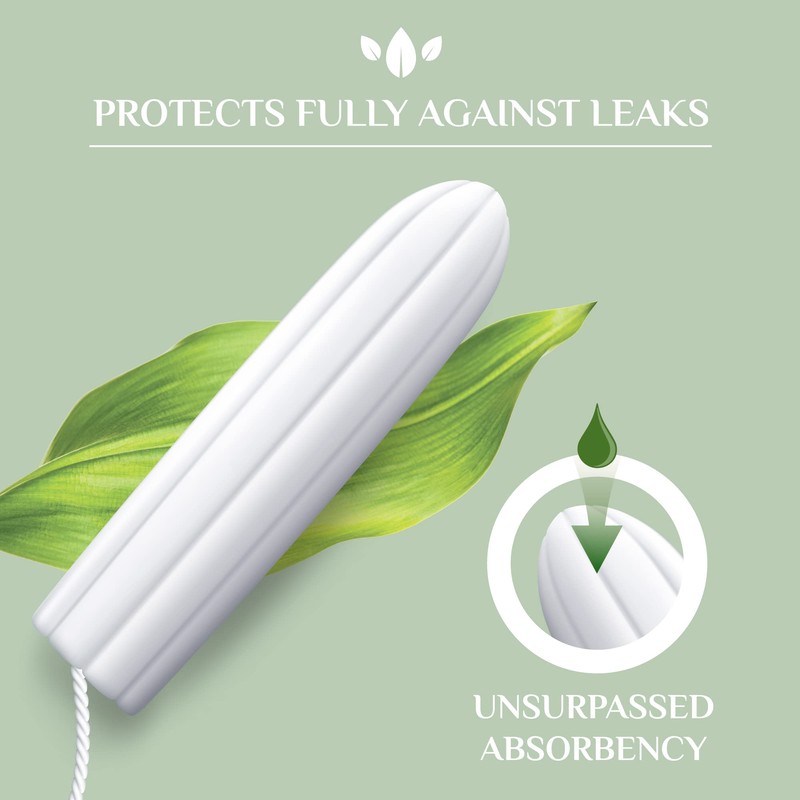 Organyc 100% Certified Organic Cotton Tampons, No Applicator, Super, 16