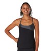Speedo Women's EcoFlex Asymmetrical Color Block Recreational Tankini Set -