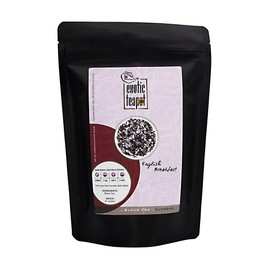 The Exotic Teapot – Supreme English Breakfast Tea, 125g Pouch, Fine Loose Leaf Blend of Ceylon and Assam