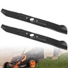 WuWoWo 2 Pack 13" 50020092 Lawn Mower Mulching Blade Compatible