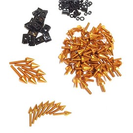 XKMT-Gold Spike Fairing windscreen Bolts kits Screws Compatible With Suzuki GSXR600 750 1000 Hayabusa [B00YWCH4L0]