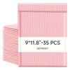 35Pcs Bubble Mailers, 25x30cm Padded Envelopes Bubble Lined Wrap Polymailer