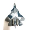 Sukhoi Su-57 1/100 Diecast Aircraft Model Geometric Split Snow Camouflage
