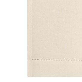 Cuore di lino - Lightweight Pure Linen Bath Towel, 100% Made in Italy Ajour Cream White (100 x 160 cm)