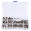 Punk Rivets Bucket Shape Spikes Zinc Alloy Craft Making Accessories