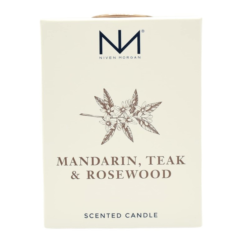 Niven Morgan Mandarin, Teak and Rosewood Scented Candle 11 oz
