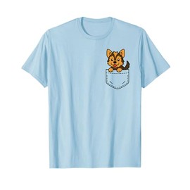 Cute Yorkie Puppy Pocket Pal Funny Yorkshire Terrier Lover T-Shirt