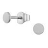 Traveller Men's Stud Earrings Stainless Steel Made in Germany, Stainless
