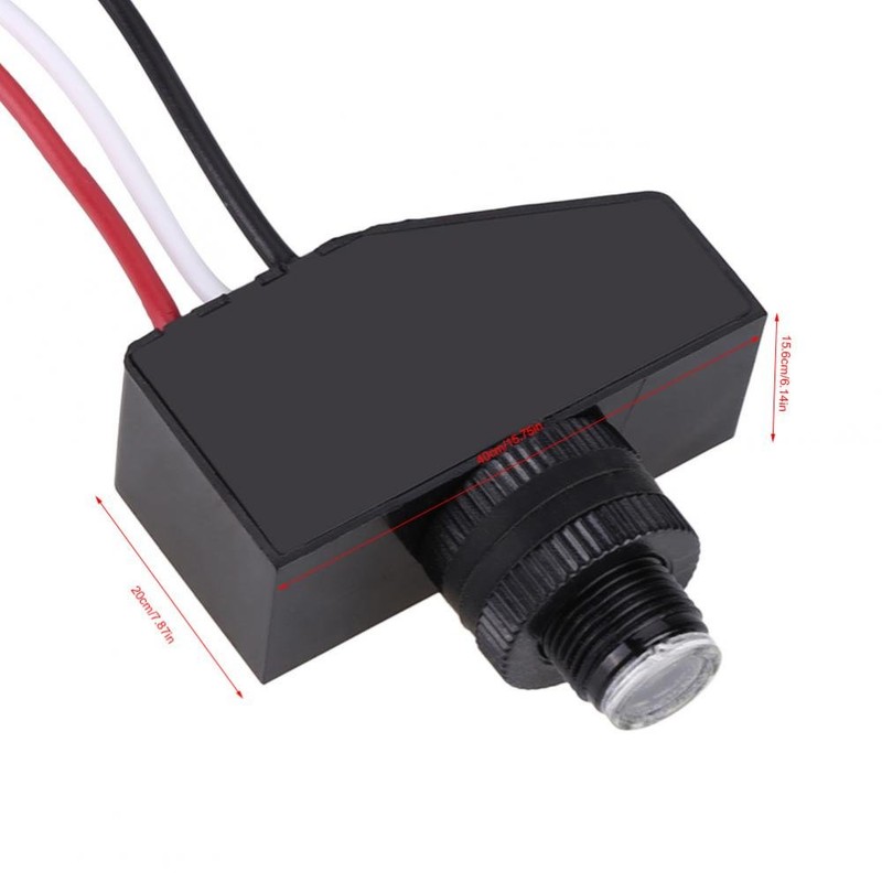 Yosoo Mini Light Control, 12V Dusk to Dawn Sensor 12V