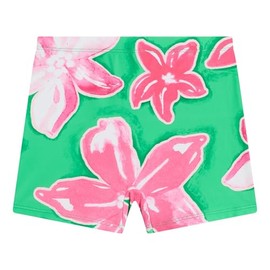 Kanu Surf Girls' Standard Swimming Bottom UPF 50 Boy' Short, Kaia Green/Pink