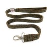 Harris Tweed Dog Collar And Lead Set Green Herringbone (Large)