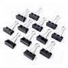 100 Pack Medium Binder Clips, Standard 32mm/1.25 in Binder, Durable