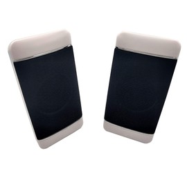 Accod PC Desktop Speaker Wired Computer Speaker USB Powered Portable Speaker Multimedia Desktop Speaker for Laptop/PC/Smart Phone and Tablet Computer(White)