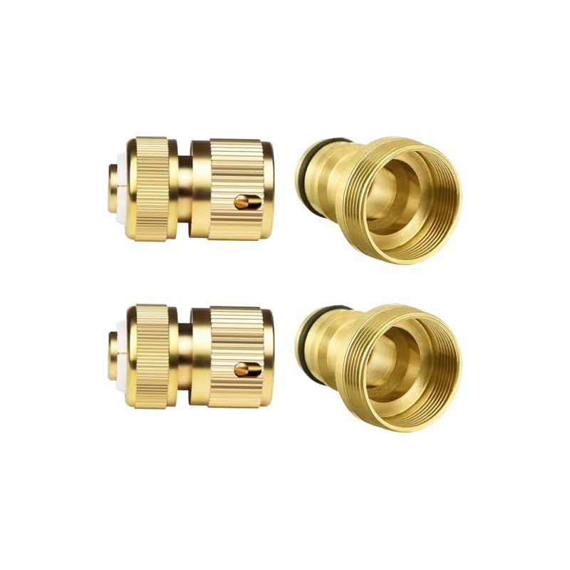 Hydrogarden Garden Hose Fitting Set,Universal Kitchen Mixer Tap Hose Connector