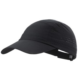 Connectyle UPF 50+ Mesh Running Cap, Quick Drying, Outdoor, Sports Cap, Black, Free size