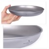 Boundless Voyage Ultralight Titanium Pan Dish Plate with Carry Mesh