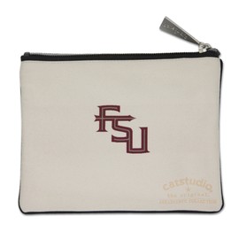 Catstudio Collegiate Zipper Pouch, Florida State University Travel Toiletry Bag, Ideal Gift for College Students or Alumni, Makeup Bag, Dog Treat Pouch, or Travel Purse Pouch