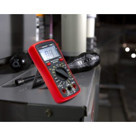 Triplett MM300 True RMS 2000 Count Manual Ranging Digital Multimeter - AC/DC Voltage, AC/DC Current, Resistance, Temperature, Diode, Continuity