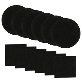 Resinta Compost Bin Filters - 12 Pack Refill Set, Round and Square