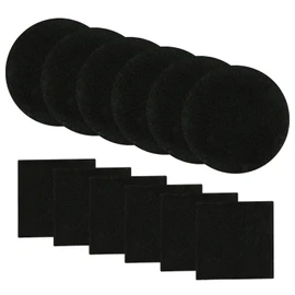 Resinta Compost Bin Filters - 12 Pack Refill Set, Round and Square