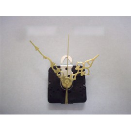 Quartz Clock Movement Kit with 1 Set of Hands and Second Hand, for Dials up to 3/8" Thick