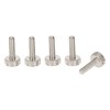PrecisionGeek - Thumb Screws M6 x 15mm, Aluminium, Head 10mm