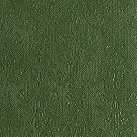 30x Lunch Serviettes Towel Forest Green Embossed Wedding Table Communion/Confirmation/baptism BIRTHDAY PARTY Fest