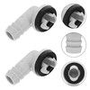 SOLUSTRE Air Conditioning Drain Hose Connector Elbow Fitting AC Condensate