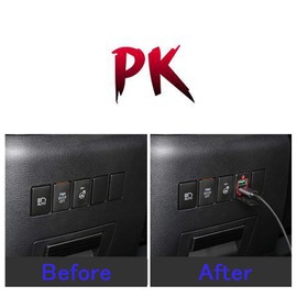 Toyota Car Series, QC Rapid Charging, USB Ports, Dashboard Charger, Adapter, Compatible With Many Models, Blue