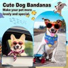 Bulyoou 40 Pcs Dog Bandana Bulk Cute Bandana for Dog