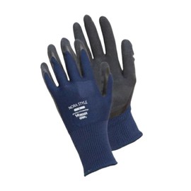 Uniworld NSWG-310P Natural Rubber Back Sewn Gloves, Navy, S