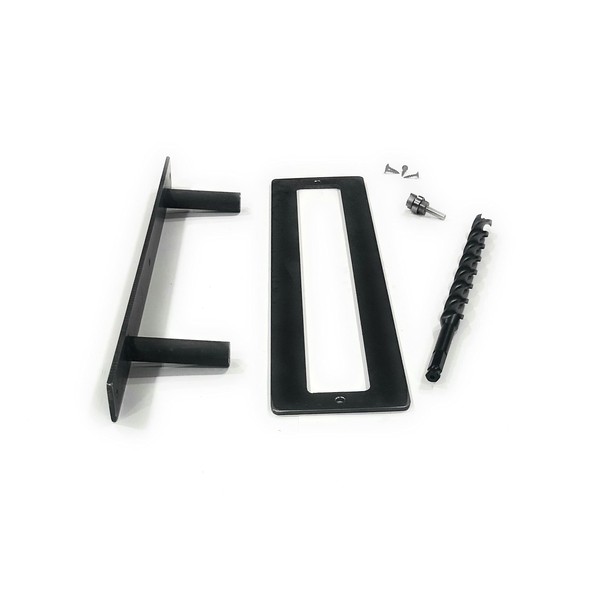 Heavy Duty Metal Floating Shelf Bracket with Install kit. Mounting