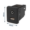 EMSea Car USB Charging Socket Plug and AUX Charging Socket