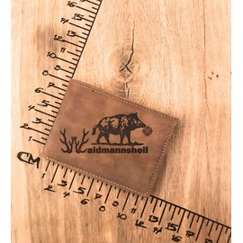 Greenburry Vintage Forest WMH02 Leather Wallet Brown, brown, Hook & Eye