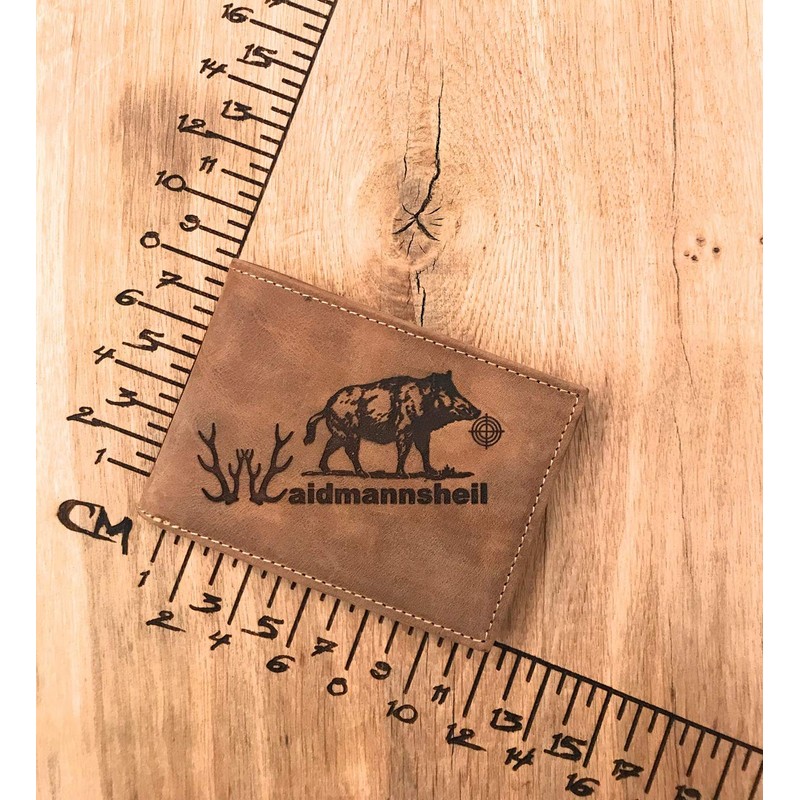 Greenburry Vintage Forest WMH02 Leather Wallet Brown, brown, Hook &