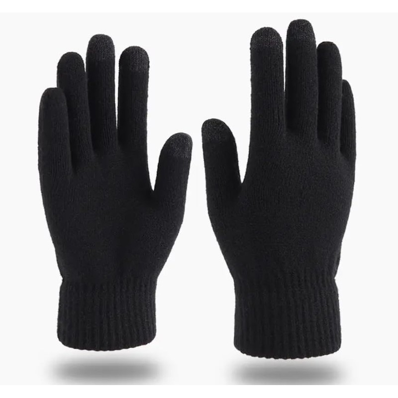 ASD Accessories Mens Knitted Touch Screen Gloves Thinsulate Lined Full
