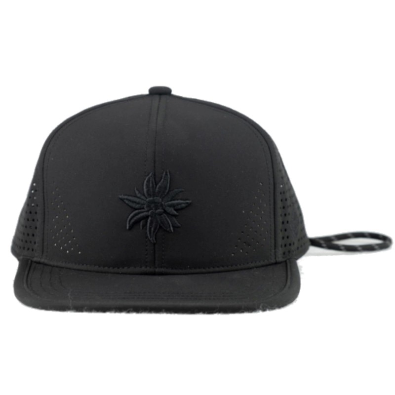 Bavarian Caps Edelweiss Outdoor V2 Black Snapback, black, Unit size