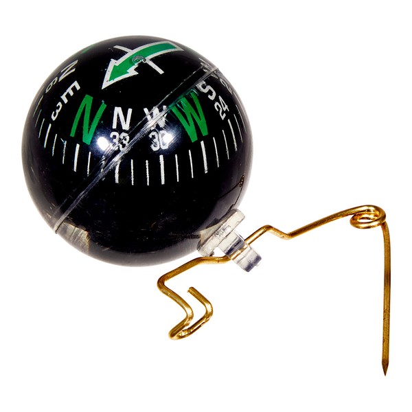 Allen Company Liquid-Filled Ball Compass with Pin, Multi, One Size (484)