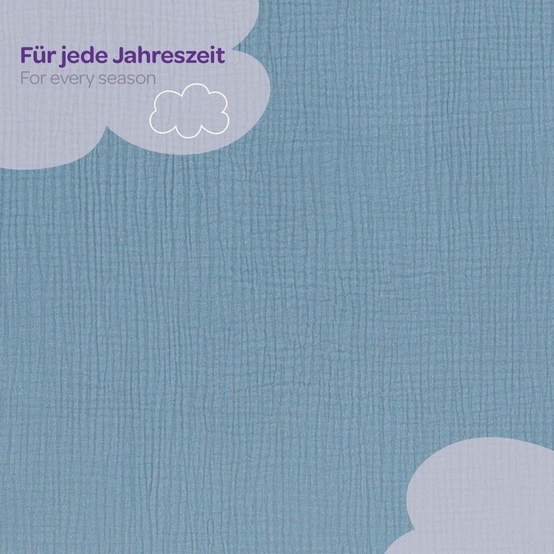 TRÄUMELAND – Musselin-Bettwäsche für Babys | Weiche Babybettwäsche aus 100%