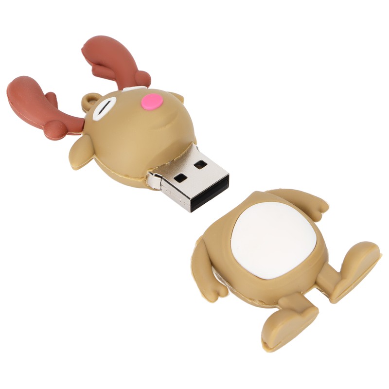 USB Flash Drive Lightweight Portable Safe Reliable Exquisite PVC Christmas