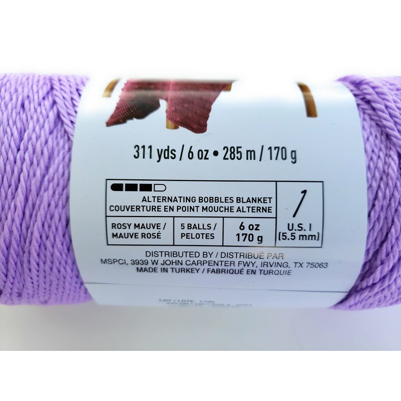 Soft & Shiny Solid Yarn by Loops & Threads -