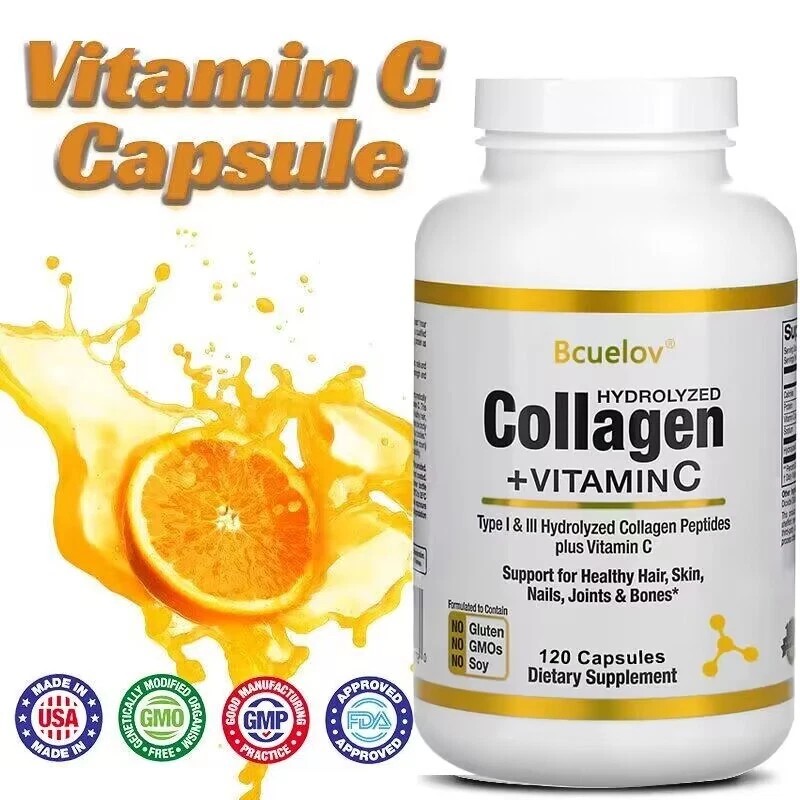 Bcuelov Collagen + Vitamin C - Maintains a healthy immune