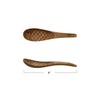 Bloomingville Acacia Wood Fish Shaped Spoon with Carved Design, Natural