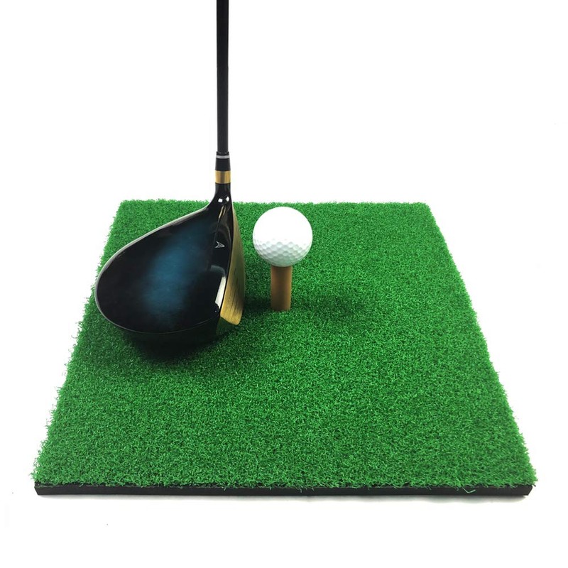 Golf Hitting Mat Golf Practice Mat with Rubber Tees &