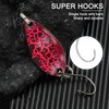 Trout Spoon Set 16 Pieces - Artificial Bait Spinner Blinker