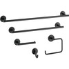 Delta Trinsic (1-Pack) Towel Hooks Matte Black Single Bathroom Hooks