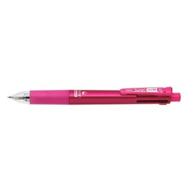 Sarari Multi Pink 4-Color Ballpoint Pen + Mechanical Pencil B4SAZ11 1 Pen ZEBRA / 스라리멀티 분홍 4색볼펜+샤프 B4SAZ11 1자루 ZEBRA